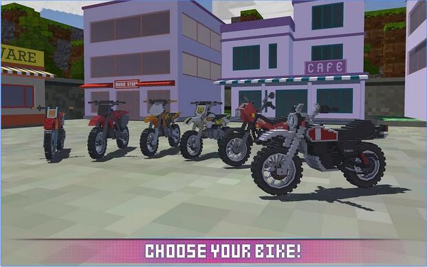 块状摩托车SIM 2017:Blocky Moto Bike SIM 2017 截图3