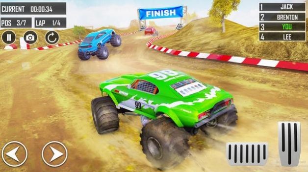 越野疯狂怪物卡车Off Road Monster Truck Racing 截图3