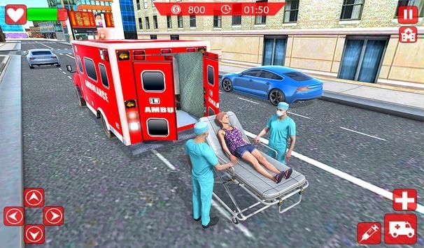 救护车驾驶模拟器游戏 截图1