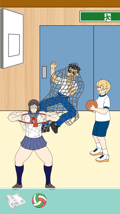 肌肉女孩想保护伦先生 截图2