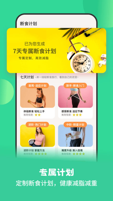 怪兽轻断食APP 截图3