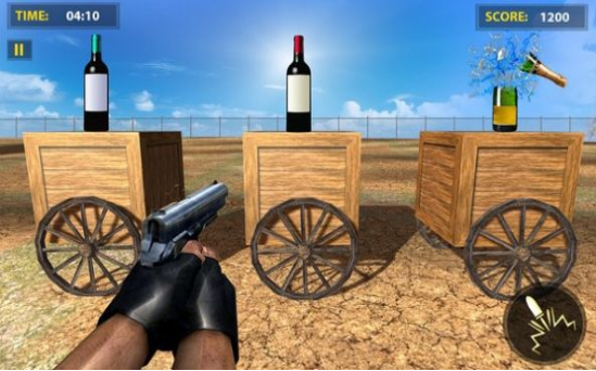 瓶子射击挑战游戏 截图2