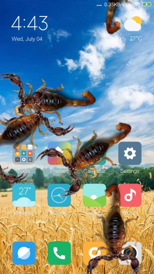 模拟蝎子在手机爬行app 截图4