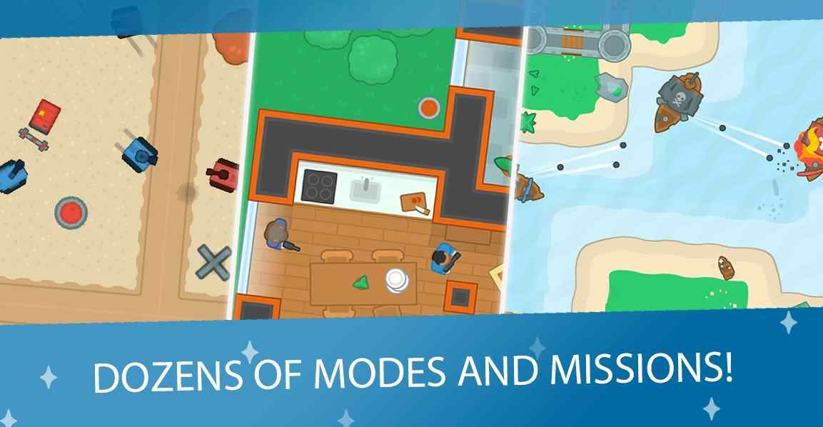 双人迷你战争 截图1