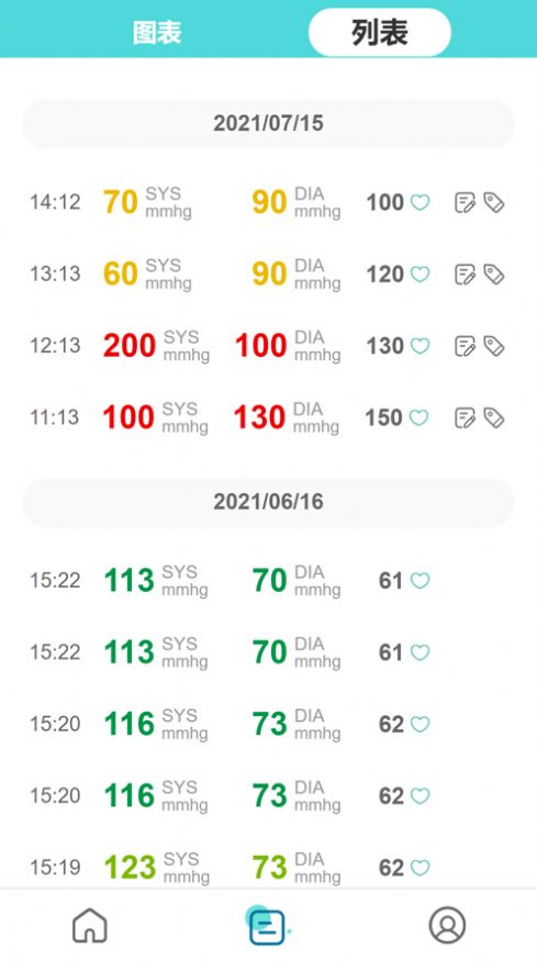 健康趋势血压计app 截图5