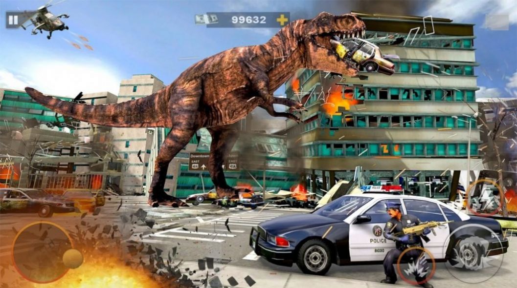 恐龙破坏城市游戏 截图2