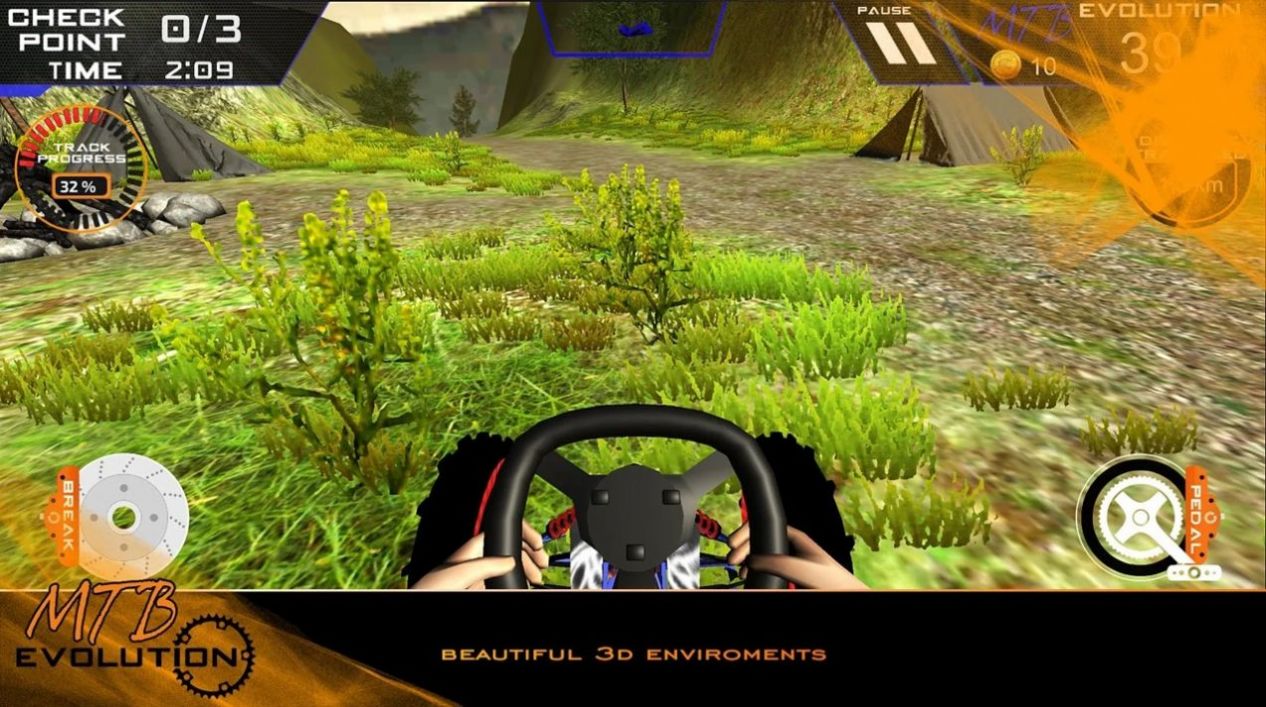 山地车竞速赛游戏 截图3