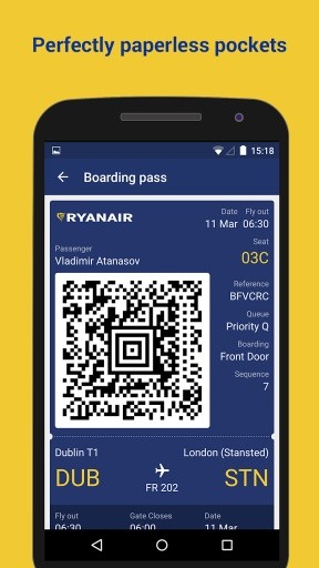 瑞安航空安卓版app(ryanair) 截图3