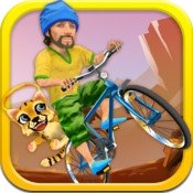 笨蛋熊骑自行车
