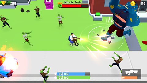 办公椅打僵尸游戏 截图2