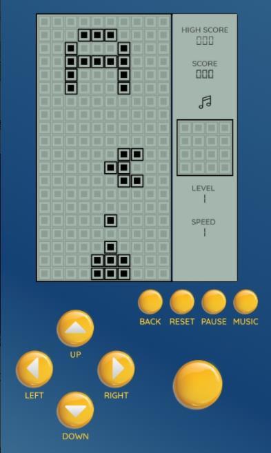 经典复古掌机方块游戏机 截图1