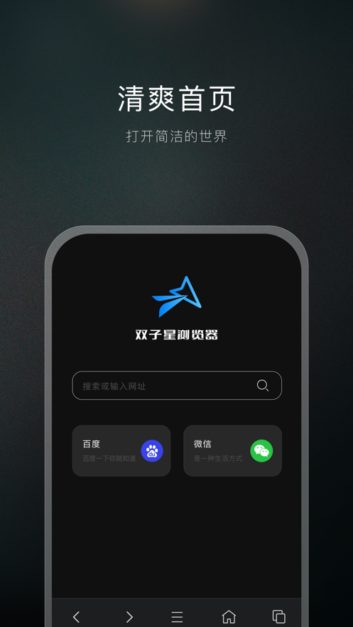 双子星浏览器app 截图2