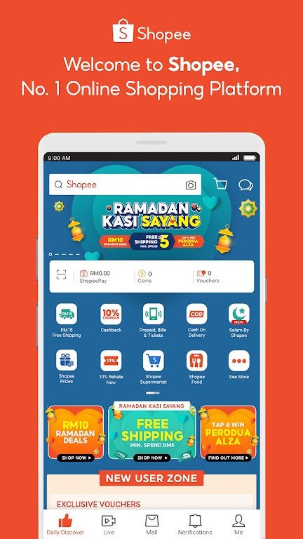 shopee马来西亚站点APP 截图4