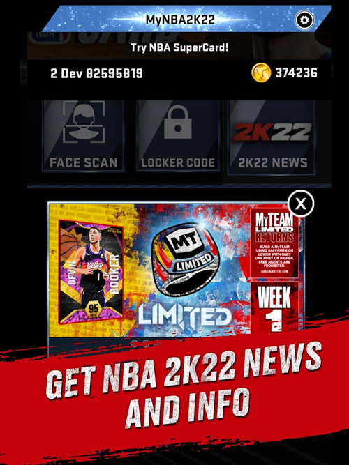 NBA2K22手机版 截图2
