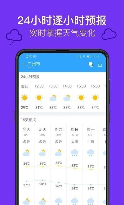 麻雀天气预报 截图1