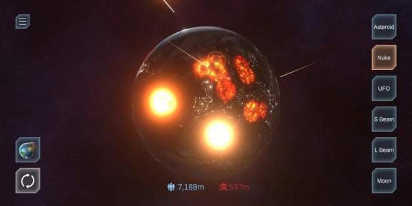 星球爆炸模拟器2.4.0 截图1