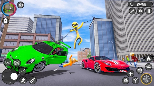 火柴人英雄绳索(Stickman Hero Rope Game) 截图1