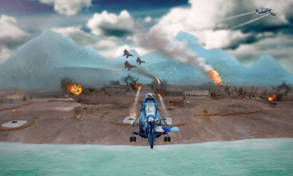 直升机空袭战3D游戏 截图1