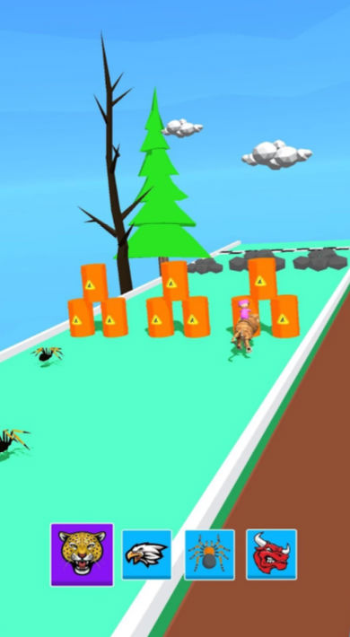 动物冲刺跑游戏 截图1