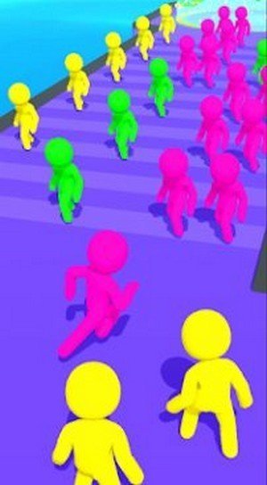 彩色跑步人群 截图3
