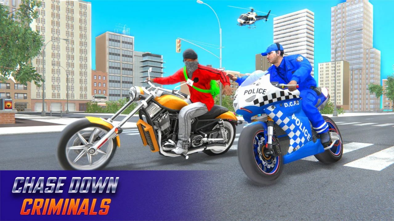 摩托车警察3d游戏 截图4