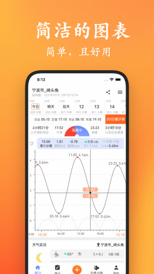 潮汐日历app 截图3