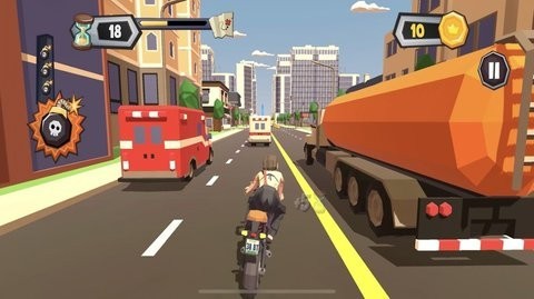 混乱交通摩托车骑士 截图2