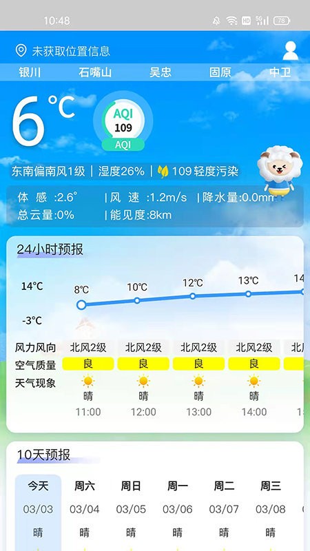 宁夏智慧气象app v1.2.9  截图4