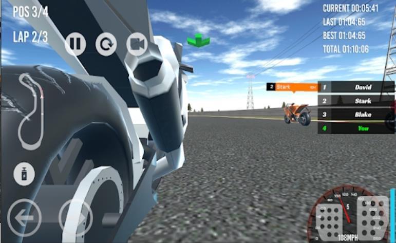 摩托车障碍赛3D 截图2