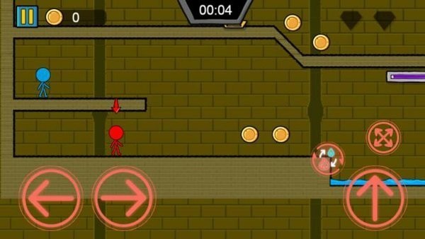 森林红蓝人双人联机版游戏