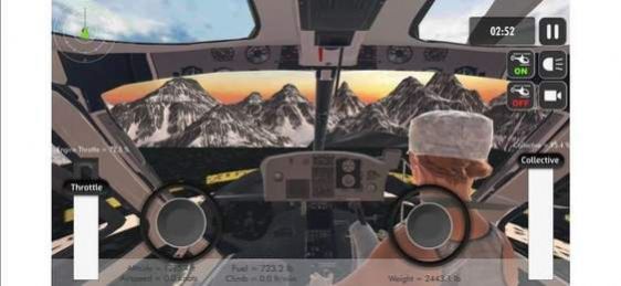 直升机模拟山脉游戏 截图1