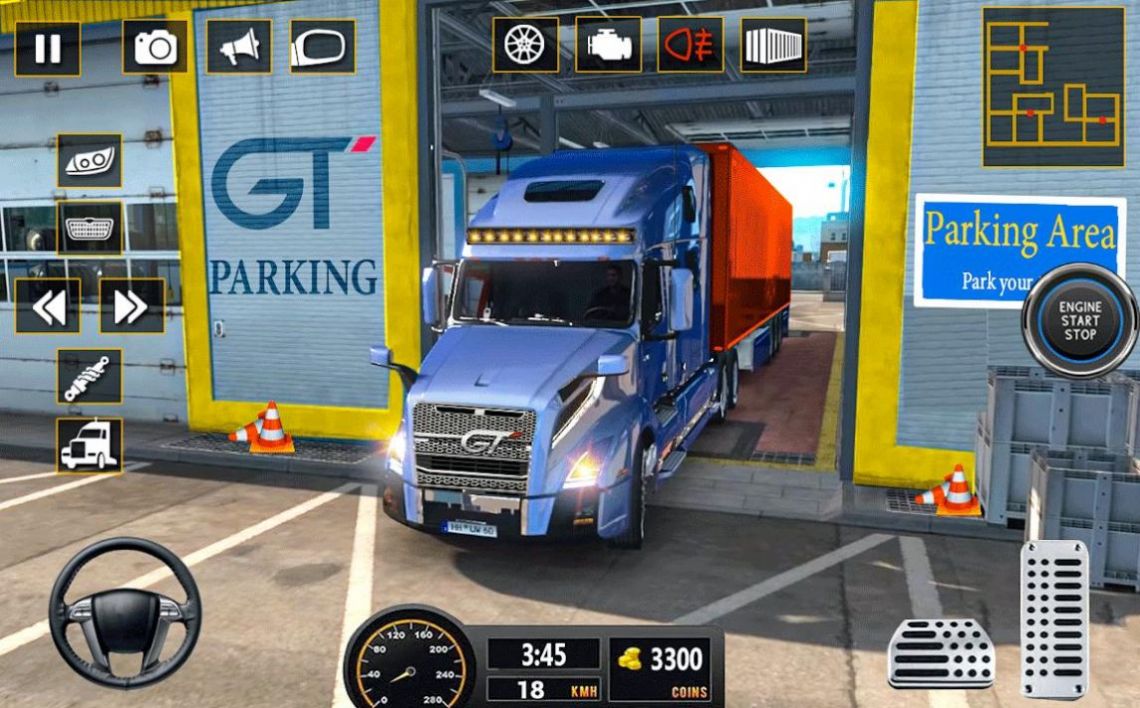 卡车驾驶停车模拟3D(Truck parking game) 截图4