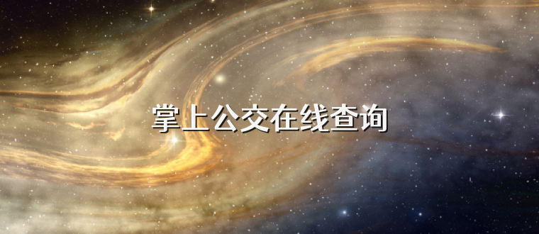 掌上公交在线查询