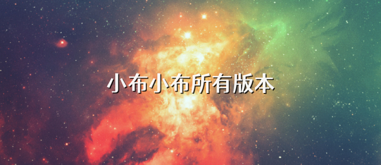 小布小布所有版本