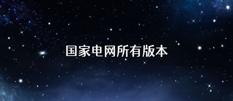 国家电网所有版本