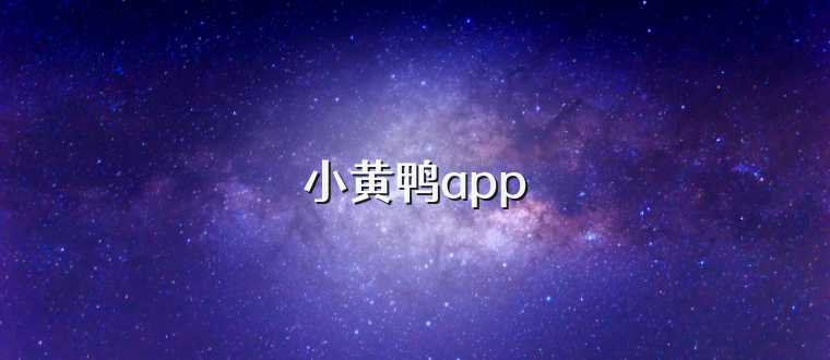 小黄鸭app