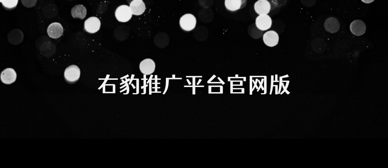 右豹推广平台官网版