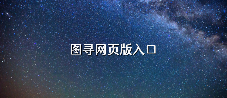 图寻网页版入口