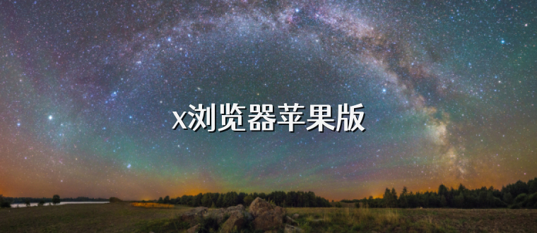 x浏览器苹果版