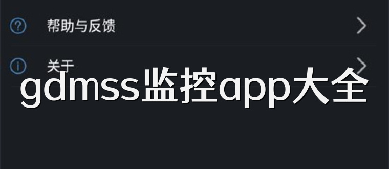 gdmss监控app大全