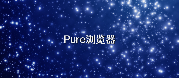 Pure浏览器