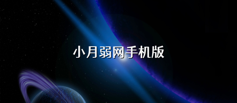 小月弱网手机版
