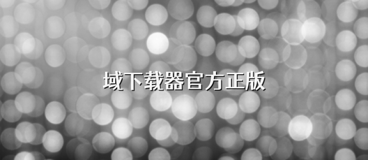 域下载器官方正版