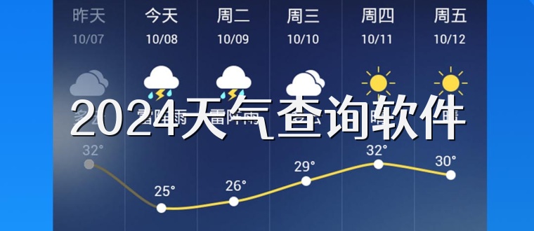 2024天气查询软件