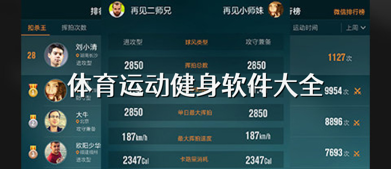 体育运动健身软件大全