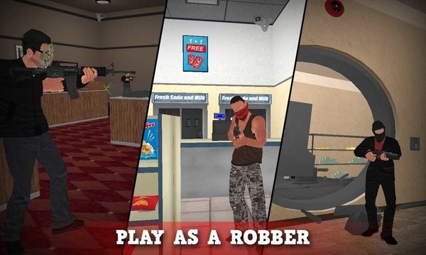 警察和强盗模拟器游戏 截图3