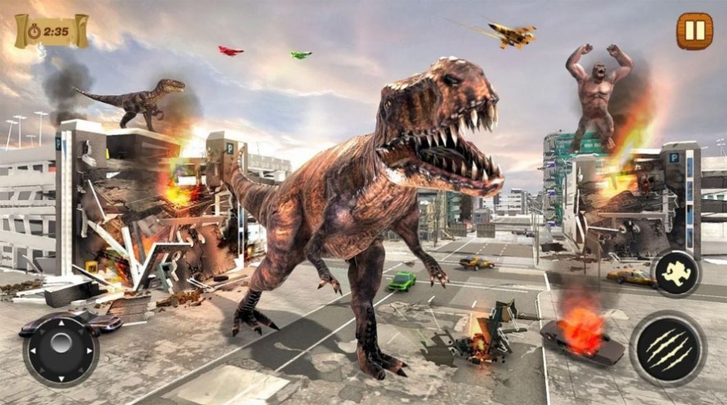 恐龙破坏城市游戏 截图1
