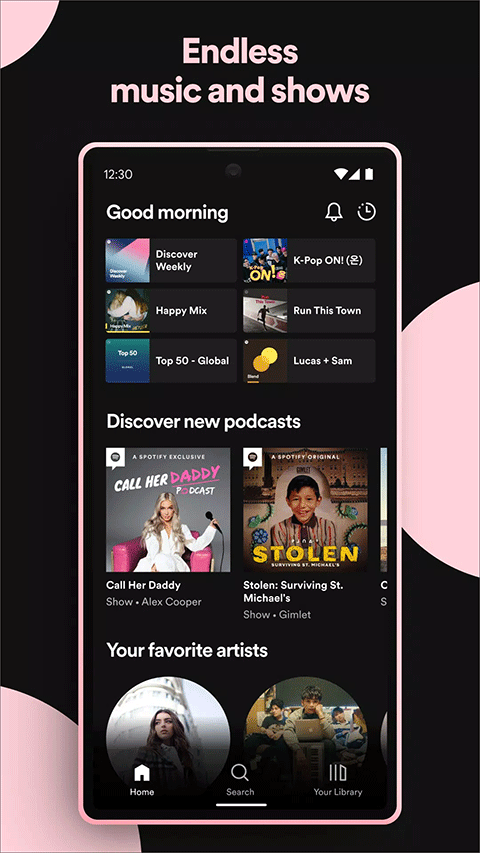 Spotify声破天音乐 截图2