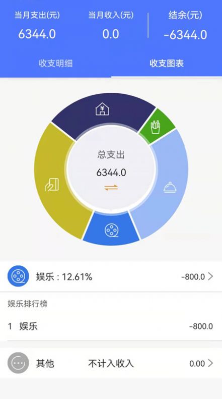 流水记账app 截图2