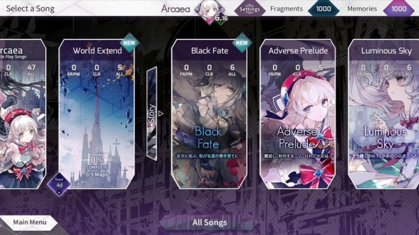 Arcaea 截图1